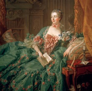 Madame de Pompadour door François Boucher