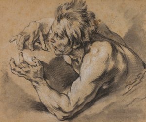 Studie van een Triton