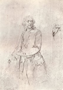 De kunstenaar, 18e eeuw door François Boucher