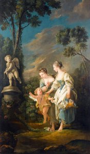 Het offer aan de liefde door François Boucher