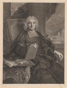 Portret van Eusèbe Renaudot op 74-jarige leeftijd