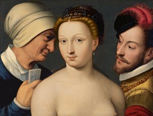 Frans:  Billet doux De liefdesbrief door François Clouet