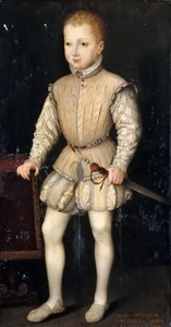 Hendrik IV van Frankrijk als kind door François Clouet
