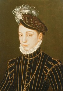 Portret van Karel IX door François Clouet