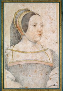 Portret van Judith van Assigny, vrouw van Jean de Crequi, heer van Cannaples door François Clouet