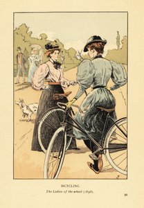 Fietsen, de dames van het wiel in 1896
