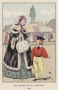 De kraampjes op de Pont-Neuf, 1844