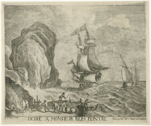 Zeegezicht door François Deroy