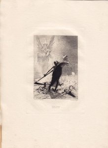 François Flameng - Victor Hugo - De overpeinzingen - Magere Hein door Francois Flameng