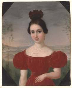 Portret van Marie Louise Tétu, Madame François Fleischbein