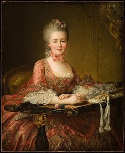 Markiezin van Caumont La Force door Francois Hubert Drouais