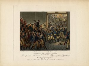 Napoleon keert terug van het eiland Elba