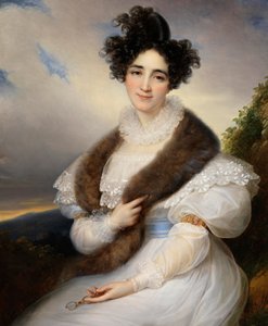 Portret van Marie-Joséphine-Emilie Lafont-Porcher door François Joseph Kinson