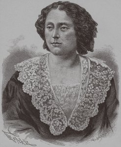 Portret van prinses Nino Aleksandrovna Griboyedova, geboren Chavchavadze door François Pannemaker