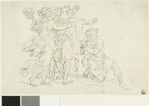 Vier klassieke figuren door François Roëttiers