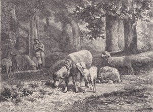 De Schapen, uit Magasin Pittoresque, 1862