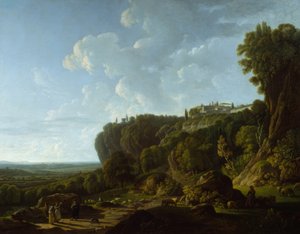 De Romeinse Campagna (uitzicht vanuit Tivoli) door François Sablet