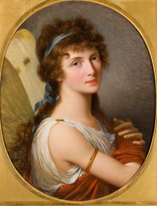 Portret van Lady Charlemont als Psyche door Francois Xavier Fabre
