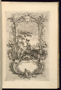 Ontwerp voor Cartouche met Grote en Kleine Compartimenten