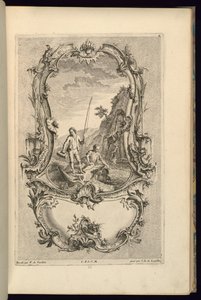 Ontwerp voor cartouche met grote en kleine compartimenten