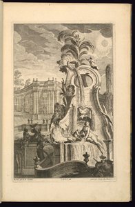 Ontwerp voor Fontein met Venus door François de Cuvilliés the Elder