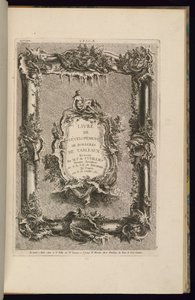 Ontwerp voor een Lijst en een Cartouche door François de Cuvilliés the Elder