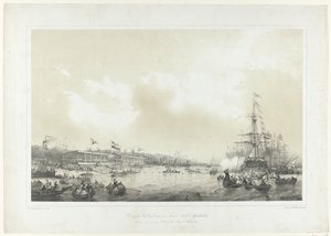 De eerste Wedstrijd van de Kon: Nederl: Yachtclub, gehouden den 10 Junij 1846 op de Maas te Rotterdam