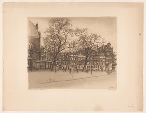 Gezicht op de Noordermarkt in Amsterdam