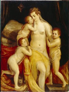 Allegorie van de liefdadigheid door Frans Floris