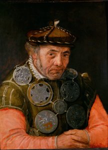Boodschapper van de retorische kamer of gilde ... door Frans Floris