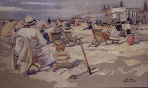 Een dag aan zee door Frans Gaillard