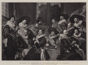 Banket van officieren van Arquebusiers van St. Andrew