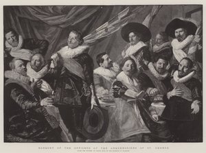 Banket van de Officieren van de Arquebusiers van St. George
