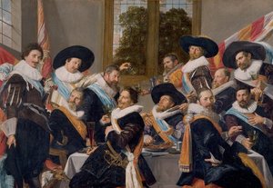 Banket van de officieren van de burgerwacht van Calivermen