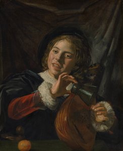 Jongen met een Luit, c.1625 door Frans Hals