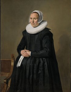 Portret van Feyntje van Steenkiste, 1635 door Frans Hals