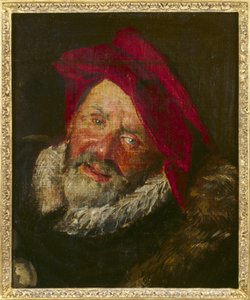 Portret van een Nar door Frans Hals