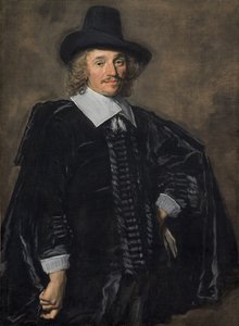 Portret van een heer door Frans Hals