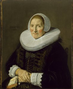 Portret van een Oudere Vrouw door Frans Hals