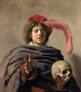 Jonge Man met een Schedel Vanitas, 1627