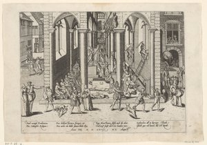 Beeldenstorm, 1566 door Frans Hogenberg