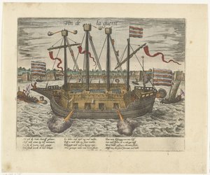 Het schip Fin de la guerre, 1585