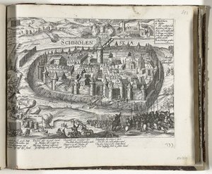 Het Beleg van Smolensk, 1609-1611, 1612 door Frans Hogenberg