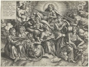 Apollo en de Muzen