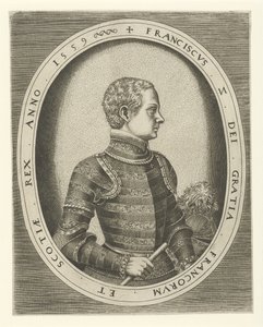 Portret van Frans II van Frankrijk 1544-1560, 1559