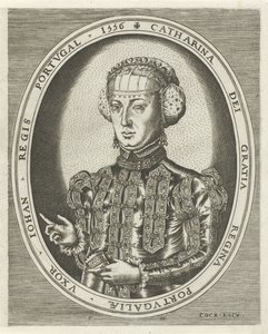 Portret van Catharina van Habsburg door Frans Huys