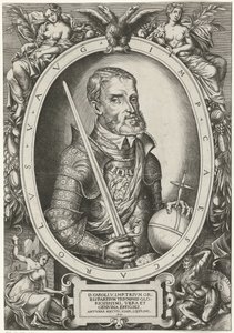 Portret van Karel V van Habsburg door Frans Huys
