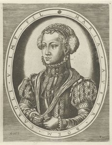 Portret van koningin Maria van Bohemen door Frans Huys