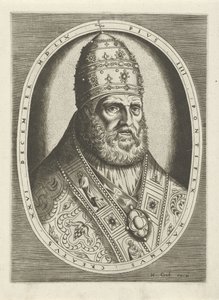 Portret van paus Pius IV door Frans Huys