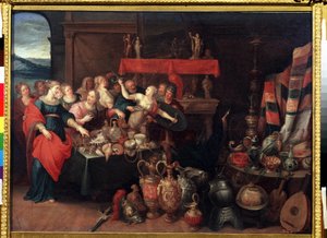 Achilles herkend door Odysseus tussen de dochters van koning Lycomedes